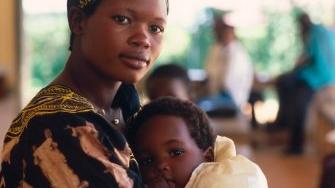 Woman and child